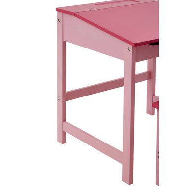 Jordan Childrens Pink Desk And Stool - Bargainia.com - 5018705693866