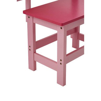 Jordan Childrens Pink Desk And Stool - Bargainia.com - 5018705693866