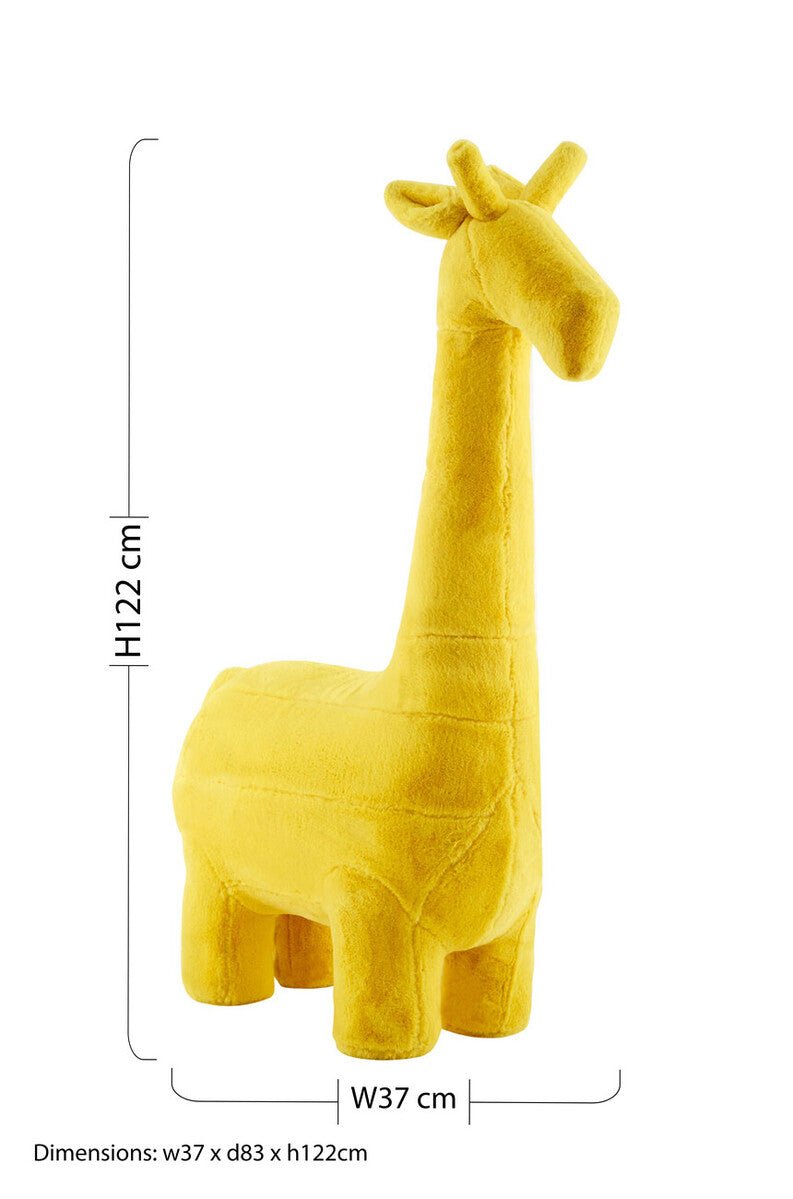 Jungle Safari Kids Yellow Giraffe Animal Stool - Bargainia.com - 5018705404219