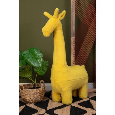Jungle Safari Kids Yellow Giraffe Animal Stool - Bargainia.com - 5018705404219