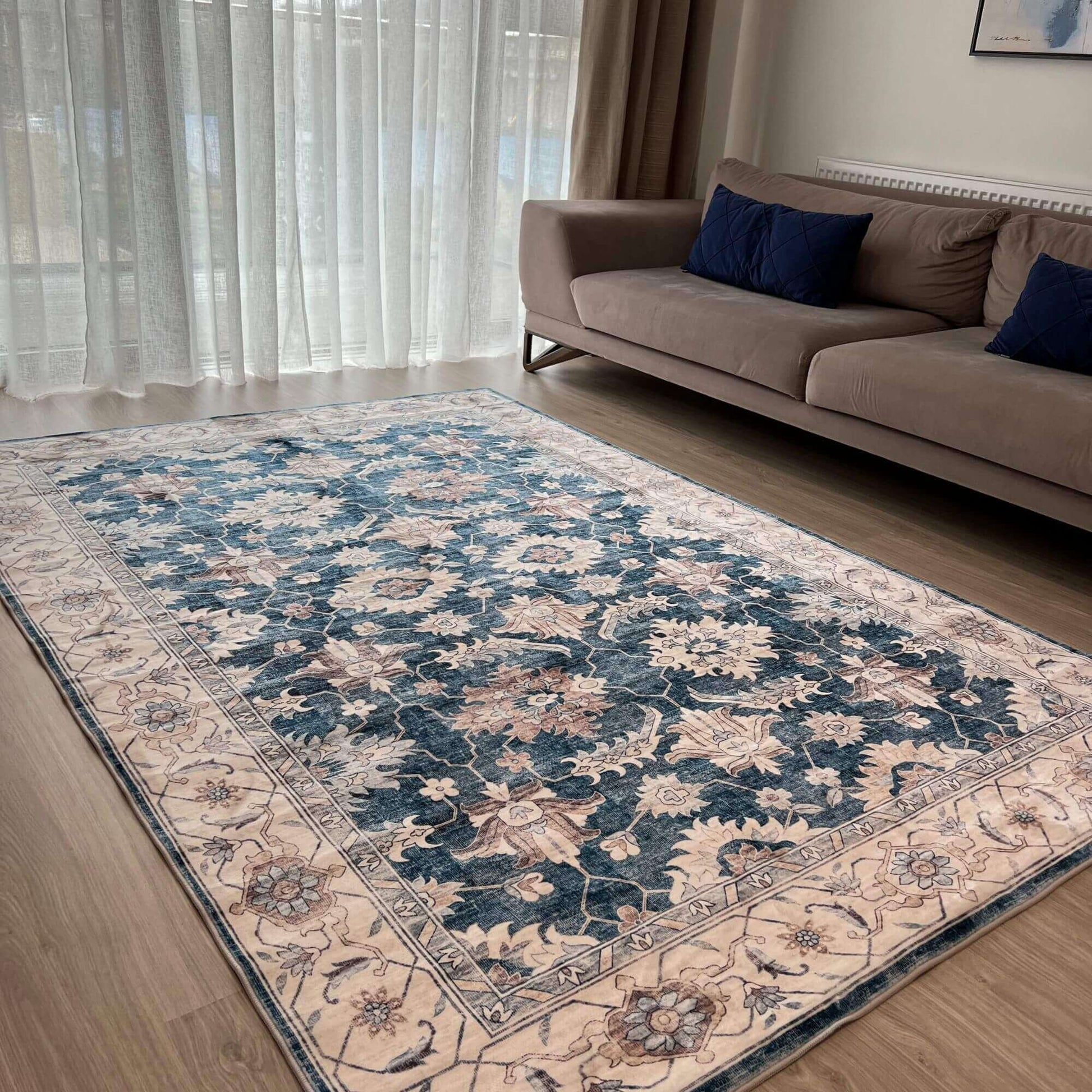 Jurdar Vintage Washable Rug - Bargainia.com - 5060827251226 - SIL001004