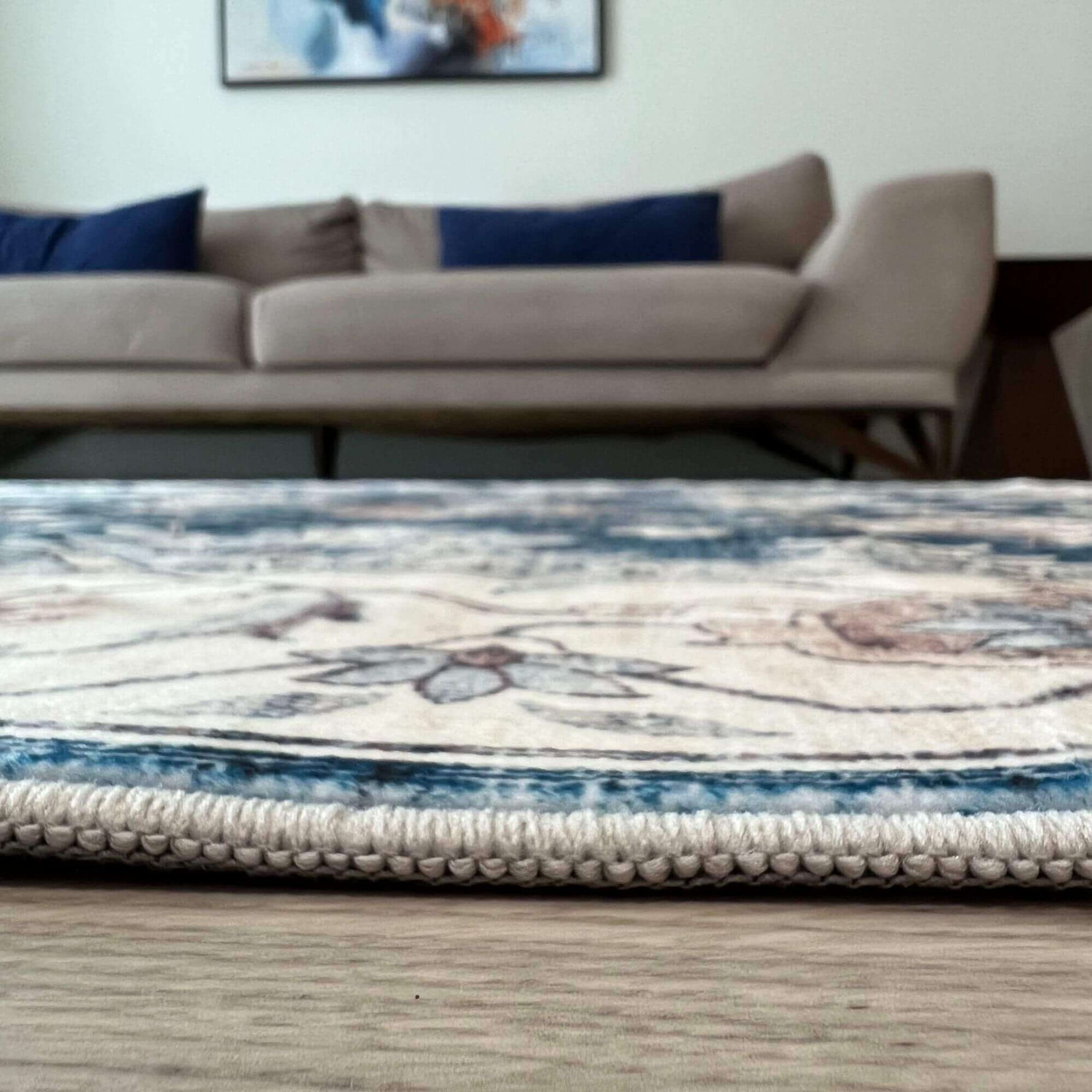 Jurdar Vintage Washable Rug - Bargainia.com - 