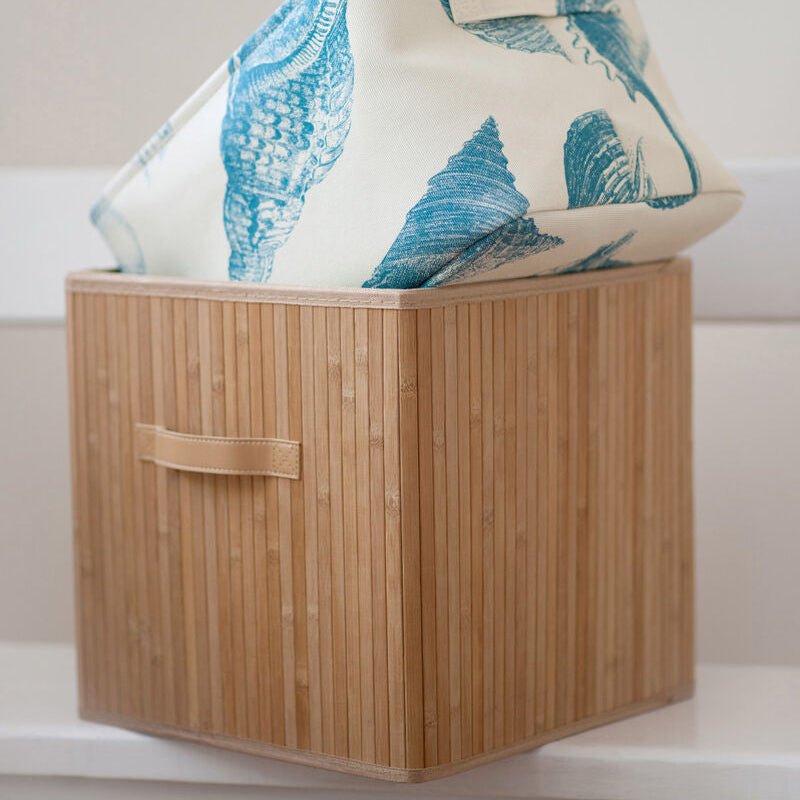 Kankyo Natural Bamboo Storage Box with Handles - Bargainia.com - 5018705336725