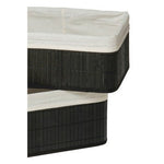 Kankyo Set Of Two Black Bamboo Storage Boxes - Bargainia.com - 5018705336770