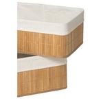 Kankyo Set Of Two Natural Bamboo Storage Boxes - Bargainia.com - 5018705336749