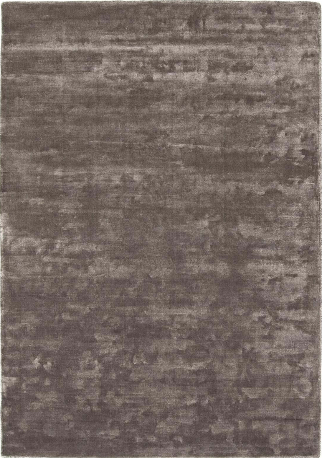 Karma Brown Solid Luxury Viscose Rug - Bargainia.com - 5026134533042 - KARMAX_FOSSIL_120X170