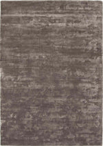 Karma Brown Solid Luxury Viscose Rug - Bargainia.com - 