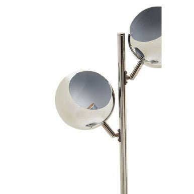 Karter Chrome Finish Table Lamp With Two Lights - Bargainia.com - 5018705956183