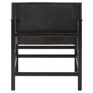 Kendari Black Teak Wood Frame Armchair - Bargainia.com - 5018705457307