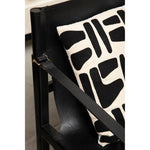 Kendari Black Teak Wood Frame Armchair - Bargainia.com - 5018705457307