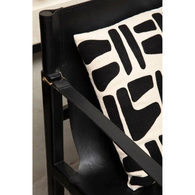 Kendari Black Teak Wood Frame Armchair - Bargainia.com - 5018705457307