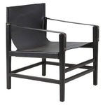 Kendari Black Teak Wood Frame Armchair - Bargainia.com - 5018705457307