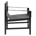 Kendari Black Teak Wood Frame Armchair - Bargainia.com - 5018705457307