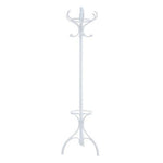 Kennedy 184cm White Finish Floor Standing Coat Stand - Bargainia.com - 5018705528670