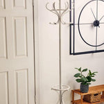 Kennedy 184cm White Finish Floor Standing Coat Stand - Bargainia.com - 5018705528670