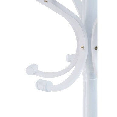 Kennedy 184cm White Finish Floor Standing Coat Stand - Bargainia.com - 5018705528670