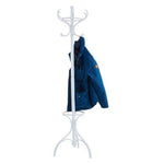 Kennedy 184cm White Finish Floor Standing Coat Stand - Bargainia.com - 5018705528670