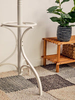 Kennedy 184cm White Finish Floor Standing Coat Stand - Bargainia.com - 5018705528670