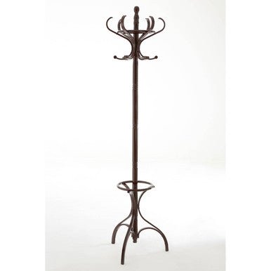 Kennedy Mahogany Finish Coat Stand - Bargainia.com - 5018705538198