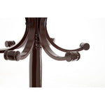 Kennedy Mahogany Finish Coat Stand - Bargainia.com - 5018705538198