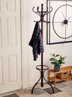 Kennedy Mahogany Finish Coat Stand - Bargainia.com - 5018705538198