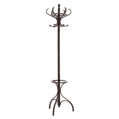 Kennedy Mahogany Finish Coat Stand - Bargainia.com - 5018705538198