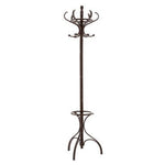 Kennedy Mahogany Finish Coat Stand - Bargainia.com - 5018705538198