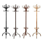 Kennedy Mahogany Finish Coat Stand - Bargainia.com - 5018705538198