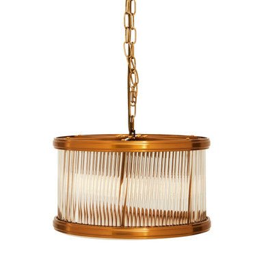 Kensington Townhouse 5 Bulb Small Bronze Pendant Light - Bargainia.com - 5018705949437