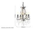 Kensington Townhouse 5 Bulbs Chandelier - Bargainia.com - 5018705383699