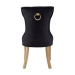Kensington Townhouse Black Buttoned Dining Chair - Bargainia.com - 5018705453859