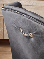 Kensington Townhouse Black Velvet Dining Chair with Dark Legs - Bargainia.com - 5018705453903