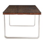 Kerala Natural U Shaped Base Dining Table - Bargainia.com - 5018705480732