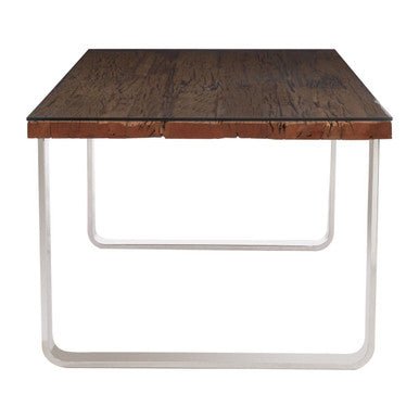 Kerala Natural U Shaped Base Dining Table - Bargainia.com - 5018705480732