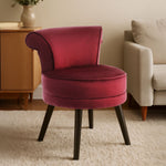 Kids Loretta Wine Velvet Chair - Bargainia.com - 5018705945743