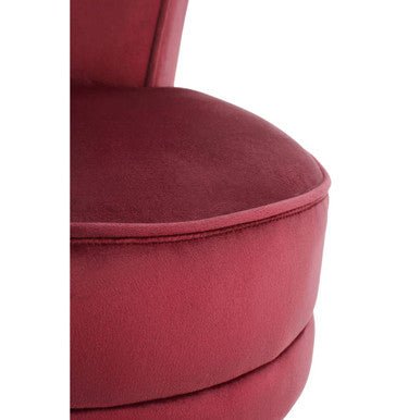 Kids Loretta Wine Velvet Chair - Bargainia.com - 5018705945743