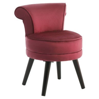 Kids Loretta Wine Velvet Chair - Bargainia.com - 5018705945743