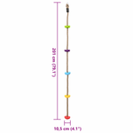 Kids'Climbing Rope with Platforms - 200 cm - Bargainia.com - 