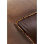 King Three Seater Antique Brown Leather Sofa - Bargainia.com - 