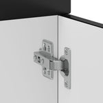 Kitchen Base Cabinet Kalmar Black Engineered Wood - Bargainia.com - 