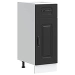 Kitchen Base Cabinet Kalmar Black Engineered Wood - Bargainia.com - 