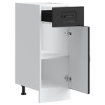 Kitchen Base Cabinet Kalmar Black Engineered Wood - Bargainia.com - 