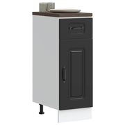 Kitchen Base Cabinet Kalmar Black Engineered Wood - Bargainia.com - 