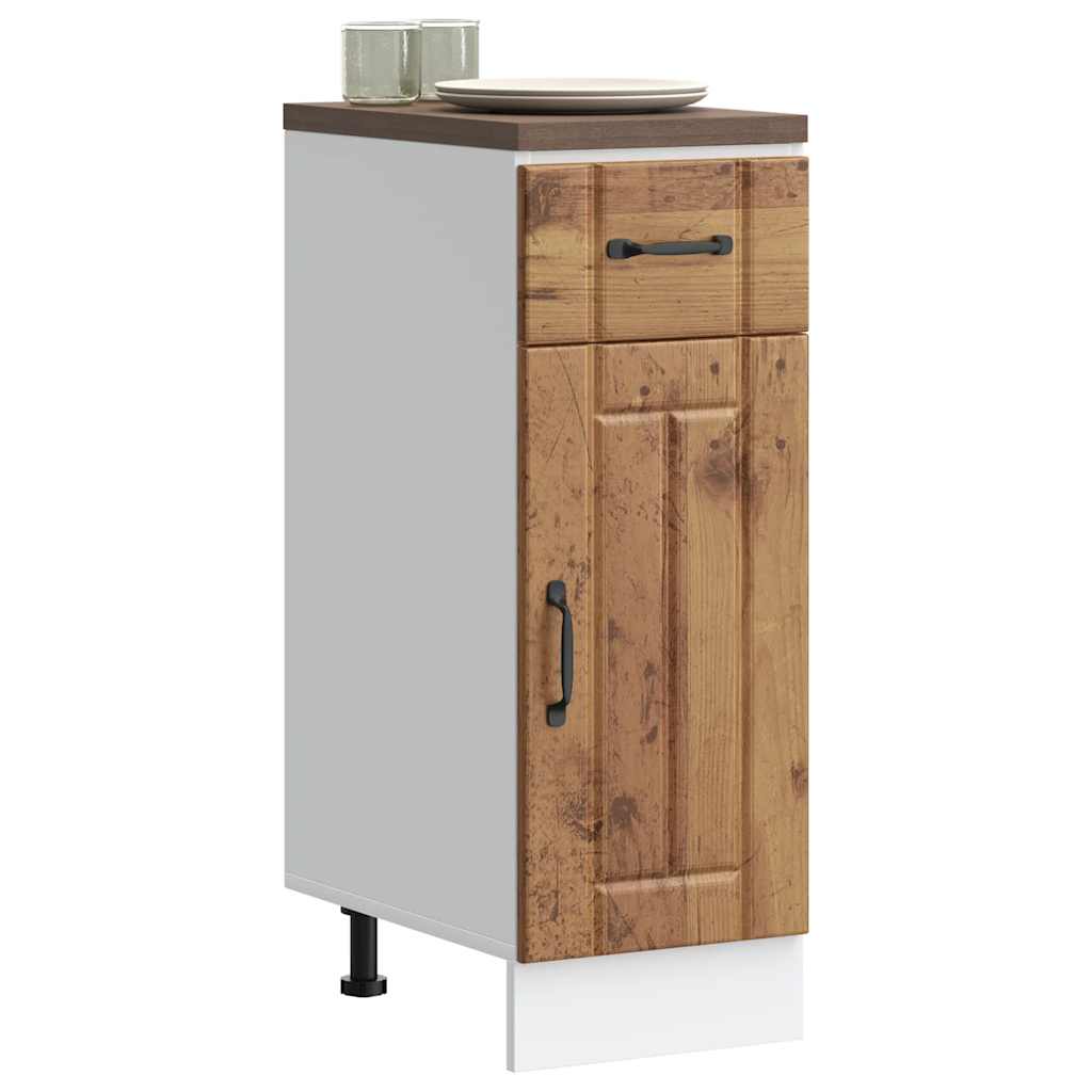 Kitchen Base Cabinet Lucca Old Wood Engineered Wood - Bargainia.com - 