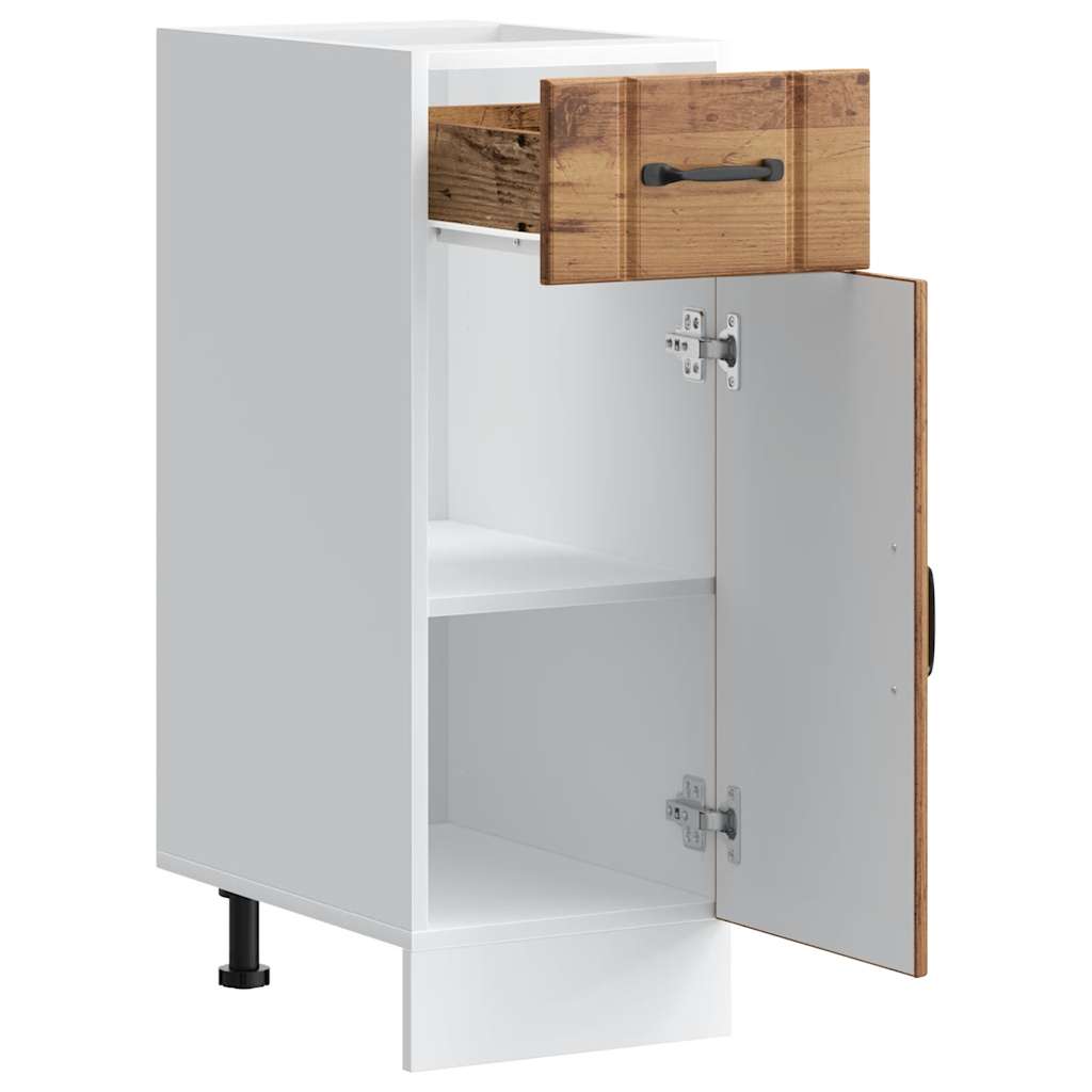 Kitchen Base Cabinet Lucca Old Wood Engineered Wood - Bargainia.com - 