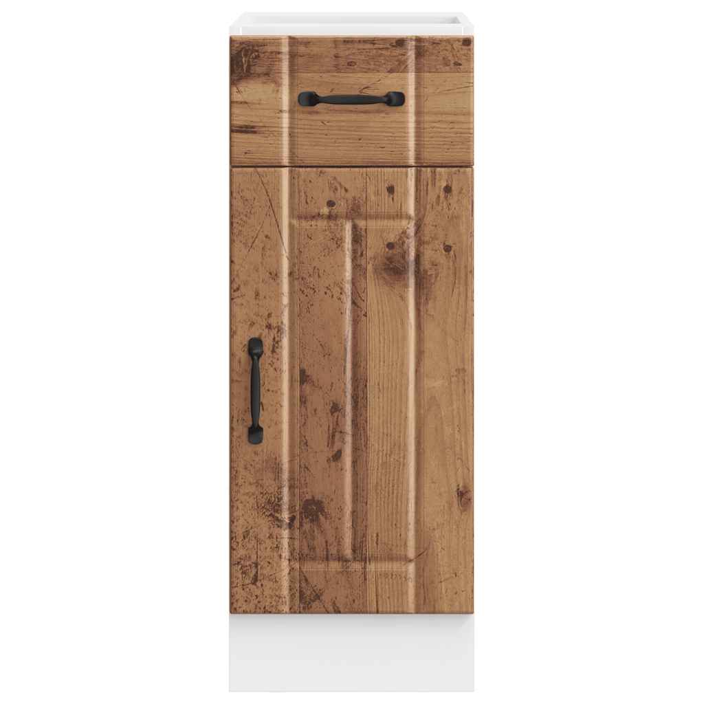 Kitchen Base Cabinet Lucca Old Wood Engineered Wood - Bargainia.com - 