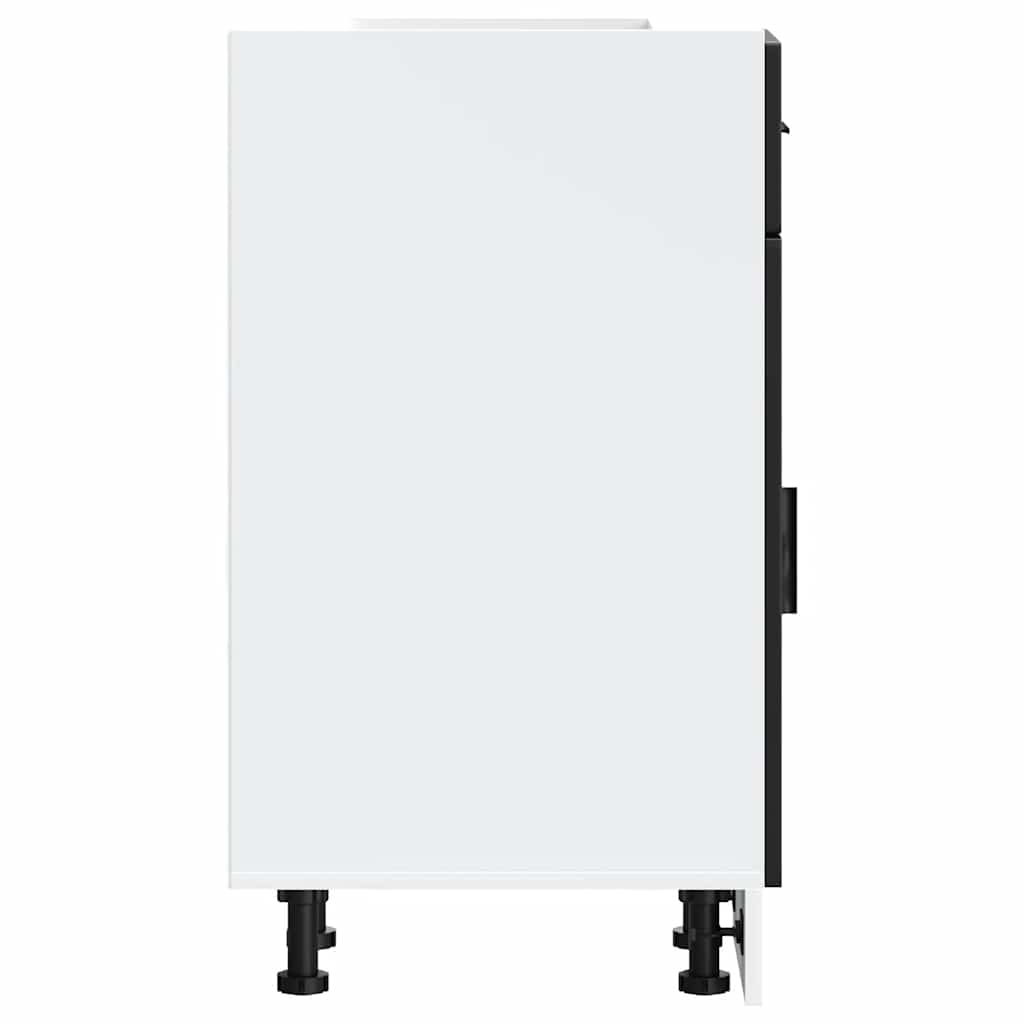 Kitchen Base Cabinet Porto Black Engineered Wood - Bargainia.com - 8721158422842 - 853938