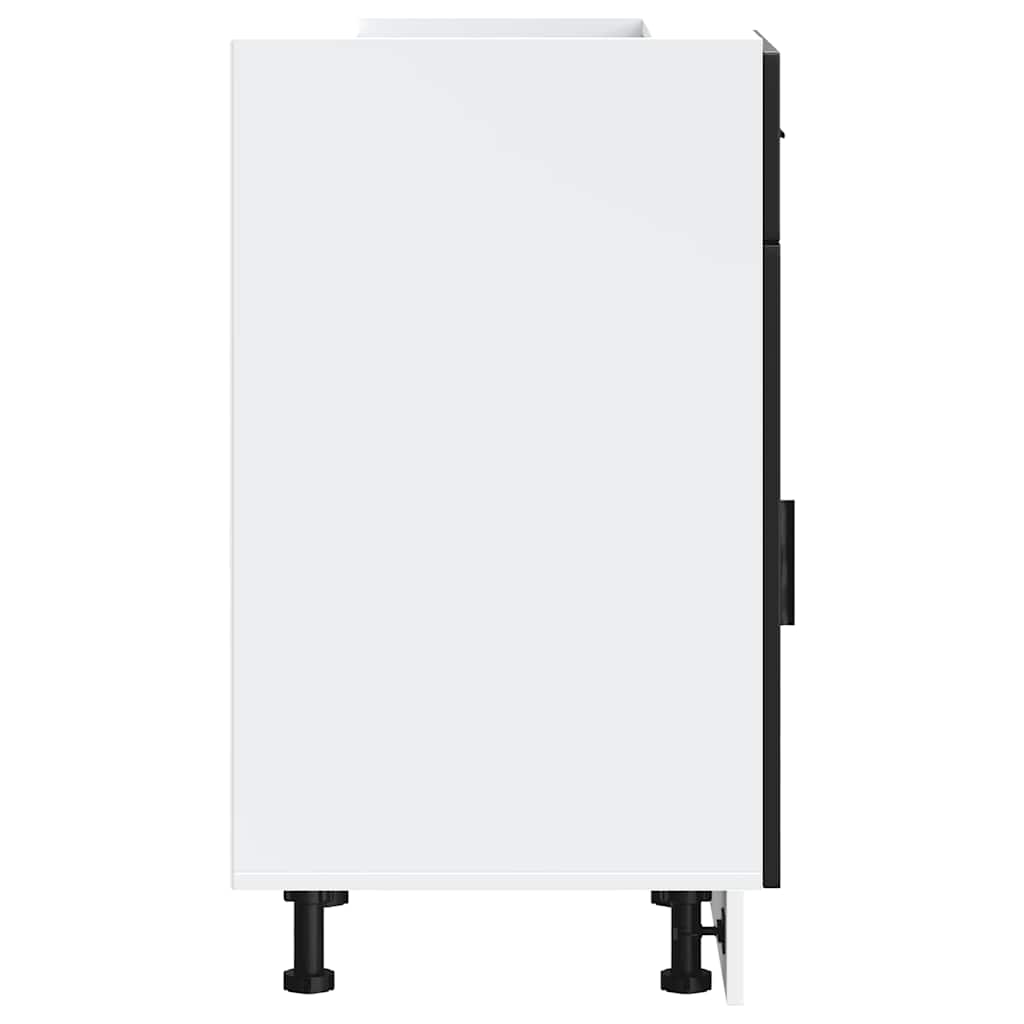 Kitchen Base Cabinet Porto Black Engineered Wood - Bargainia.com - 8721158423047 - 853958