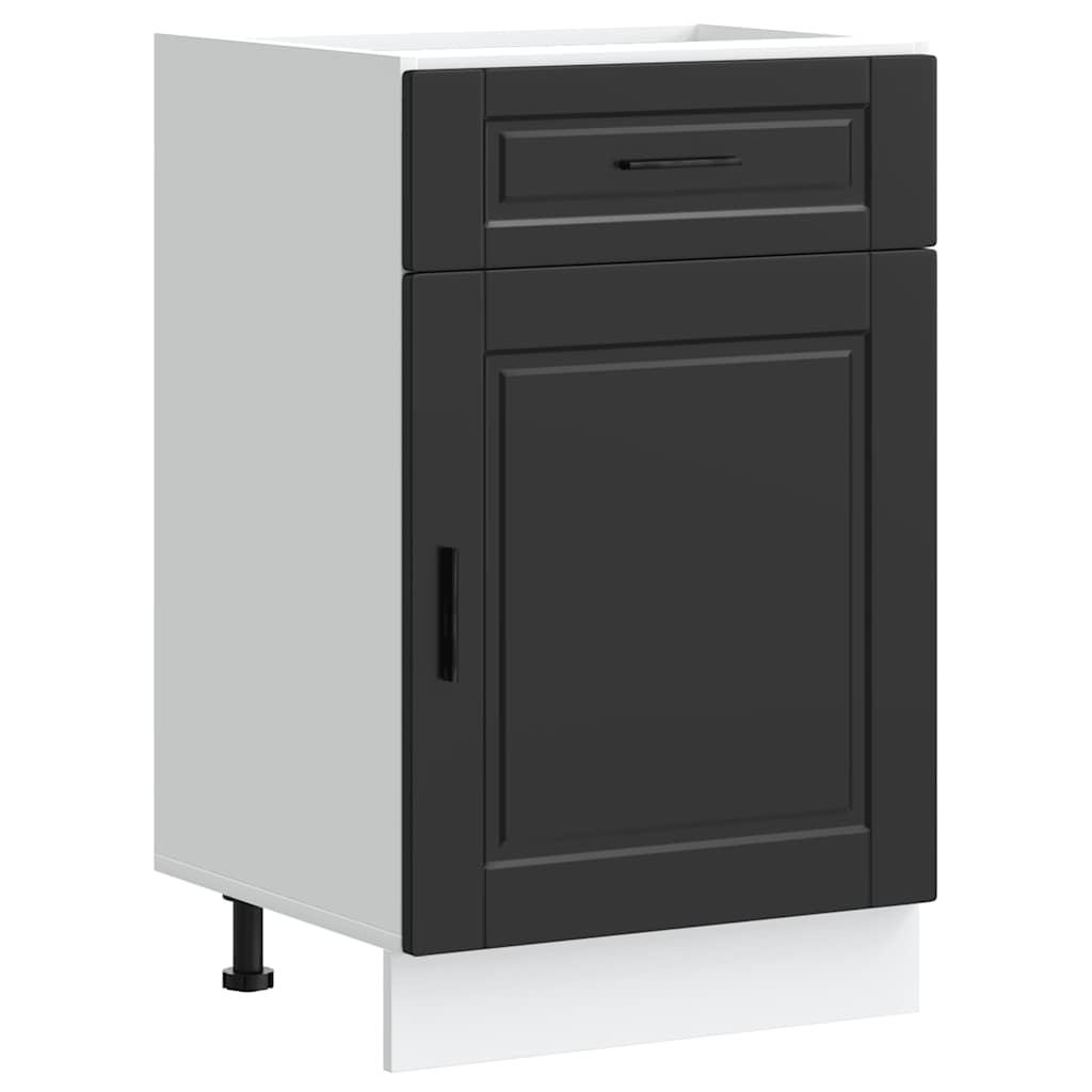 Kitchen Base Cabinet Porto Black Engineered Wood - Bargainia.com - 8721158423047 - 853958