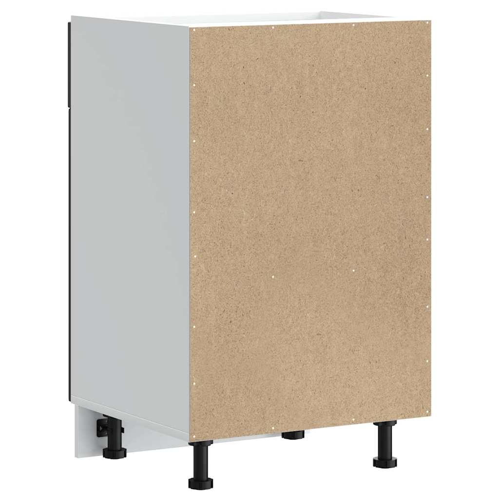 Kitchen Base Cabinet Porto Black Engineered Wood - Bargainia.com - 8721158423047 - 853958